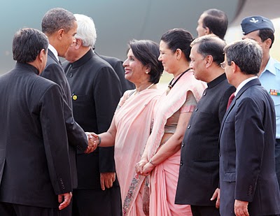 Two senior diplomats- Foreign secretary Nirupama and Indian ambassador to US Meera-both women