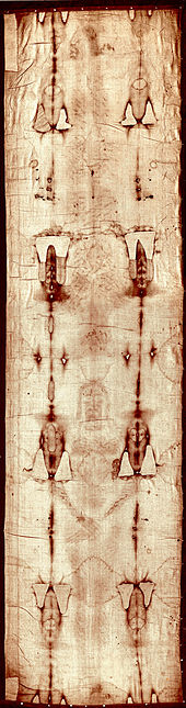 Full length image of the Turin Shroud