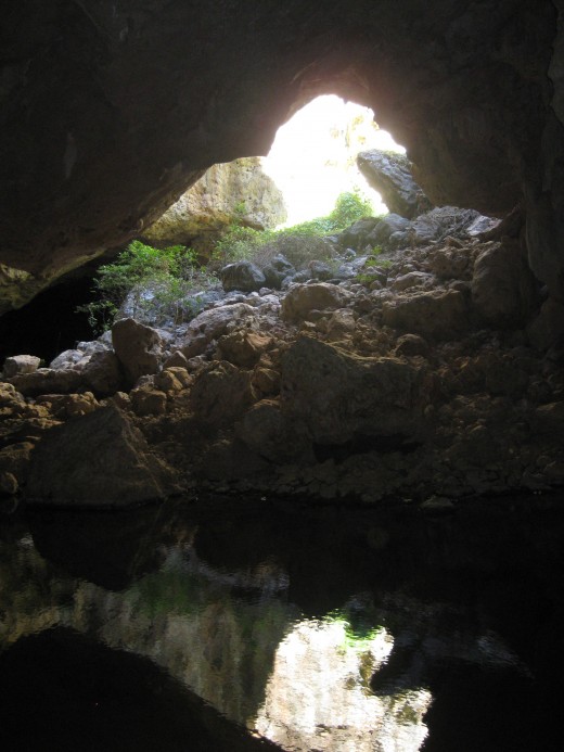 Explore the wonders of a cave or