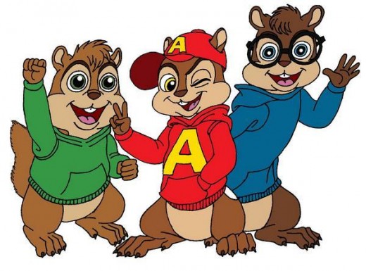 Alvin and the Chipmunks - Coloring Picture Color Sample