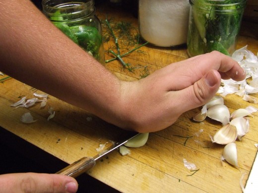 Then Crush the Garlic.