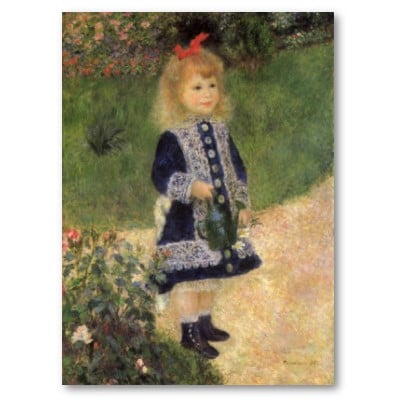 Pierre-Auguste Renoir, Girl with a Watering Can  