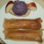 Banana Lumpia Dessert with Ube Ice Cream