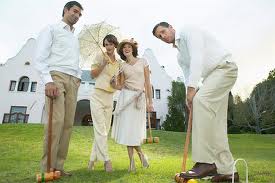 Lawn games!  How resorty!