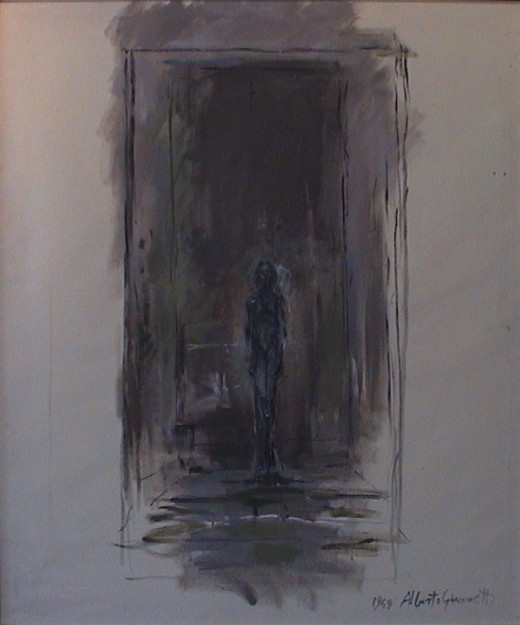Standing Nude - Myatt Forgery in the style of Giacometti
