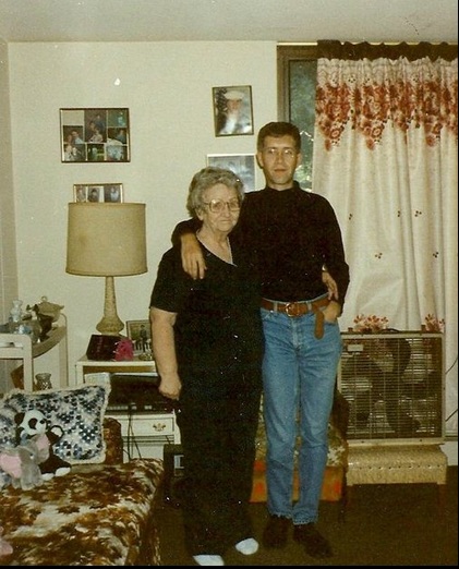 My brother and grandma