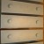 Some of the drawers had to be reworked because they were warped. Most restorations would not require this step. Some of the drawers had to be reworked because they were warped. Most restorations would not require this step.