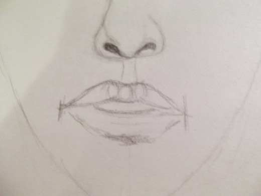 Get in the basic shape of the mouth and then refine it. 