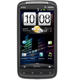 HTC Sensation 4G, the most powerful phone on T-Mobile right now, dual-core CPU and hi-res screen. 