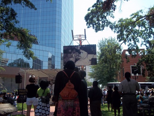 Scenes from the past, when people of color were not allowed the same respect as white folks
