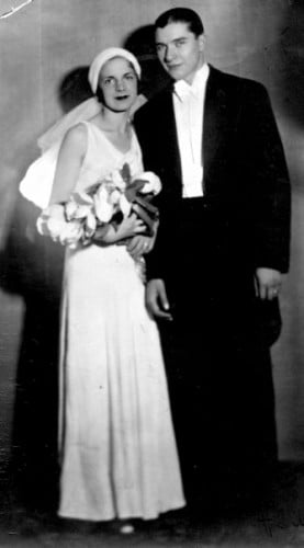 Your Grandmas vintage dress can be dressed up just for you! Title: My grandmother and grandfather on their wedding day ~ Attribution License ~ Photographer: peregrine blue 