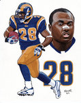 Faulk is 10th in rushing with 12,279 yards for the Colts and Rams and won the 2000 Super Bowl with St. Louis. A prime receiver out of the backfield, Faulk was the 2000 NFL MVP.