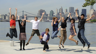 The last eight contestants competing in New York