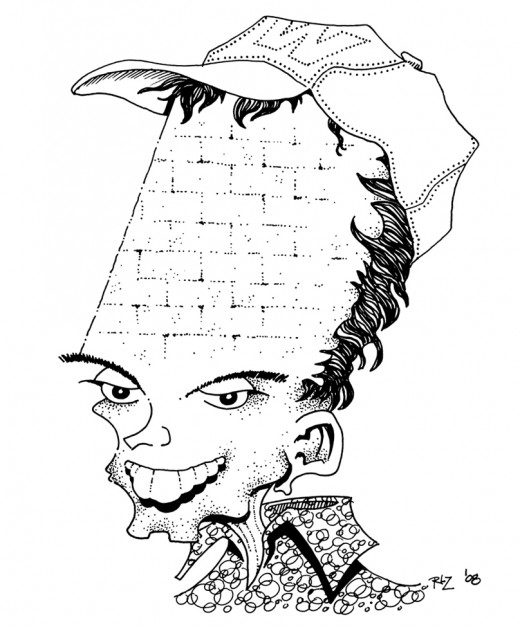 Dude with Slight Overbite But Truly Monumental Forehead