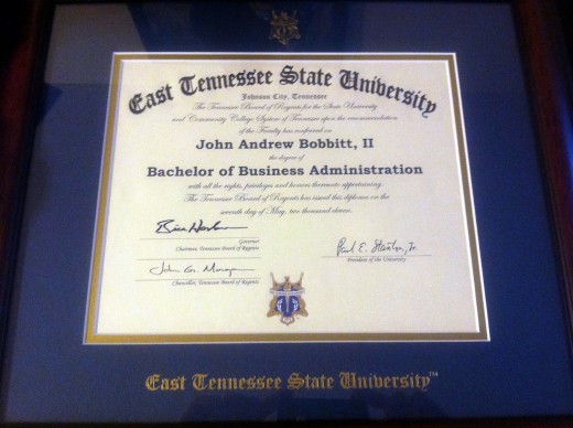 My diploma finally came in today! So exciting