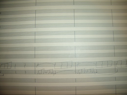 Page from my Symphony No. 1