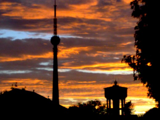 Brixton Tower at sunset, Johannesburg, South Africa