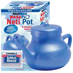 Neti Pots come in complete kits w/ solution for under $20