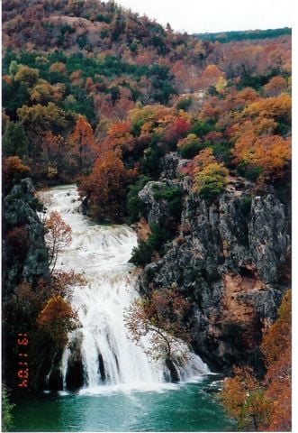 Turner Falls in autumn.