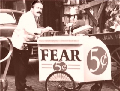 Jon Stewart selling Fear!