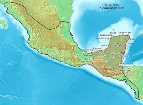 The ancient Mayan empire