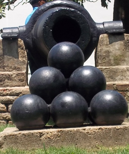 Cannon, and balls