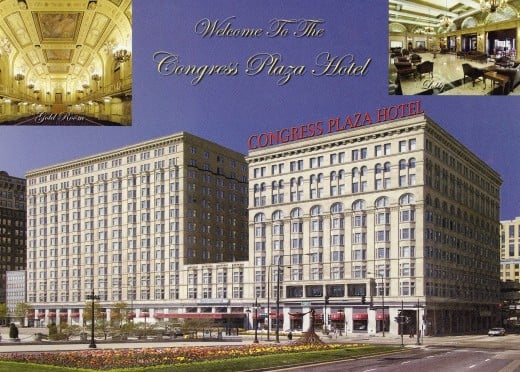 Postcard of Congress Plaza Hotel