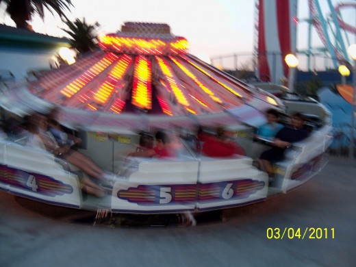 Unfortunately my camera died upon getting to the park. However, this is just one of the many rides that you can go on in the park!