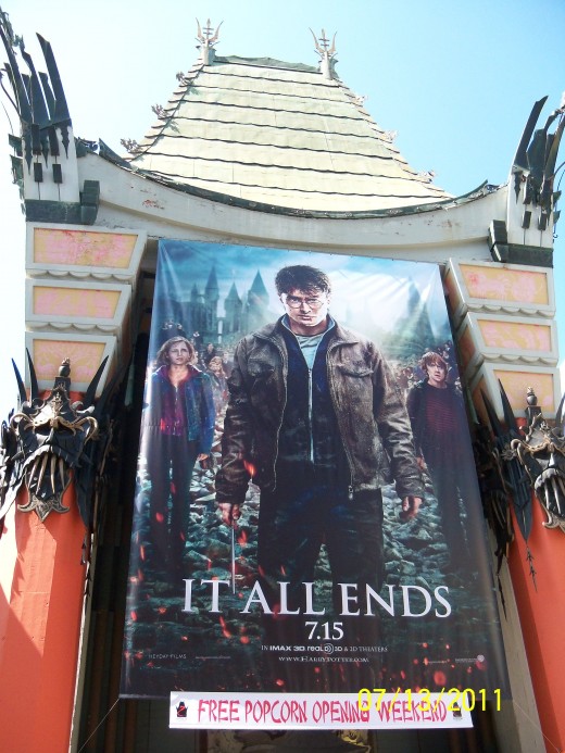 Finally, it was the day "It all ends!" While this was actually taken at Graumen Theater, it was a teaser until we actually got to see the movie!