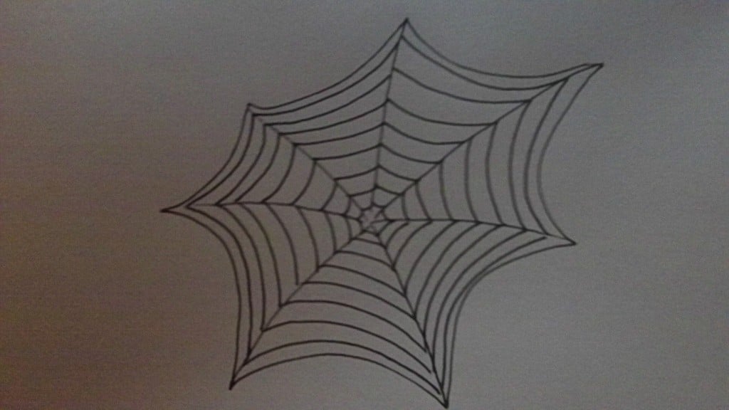 How To Draw A Cobweb With Quick Video Guide