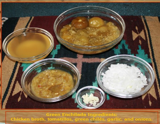 This uses canned tomatillos.  You may use the fresh ones but the canned ones are easier and just as tasty.