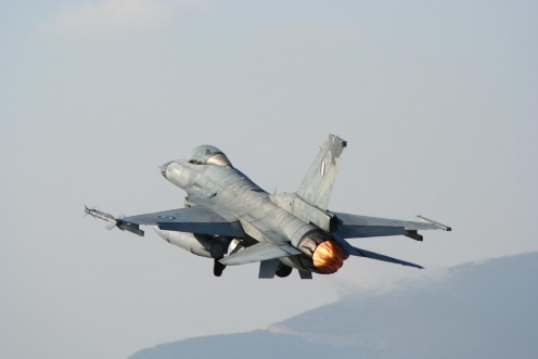 Take off from Air Base