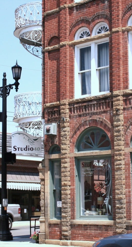 Studio 40 is a trendy art boutique with clothes, paintings, pottery and more. It has a sister store by the same name, is at Greenbrier Resort.