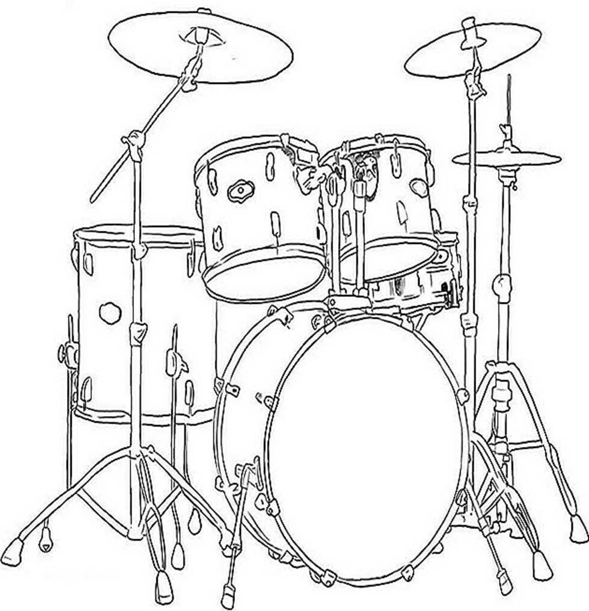 Download Musical Instruments Kids Coloring Pages Free Colouring Pictures to Print
