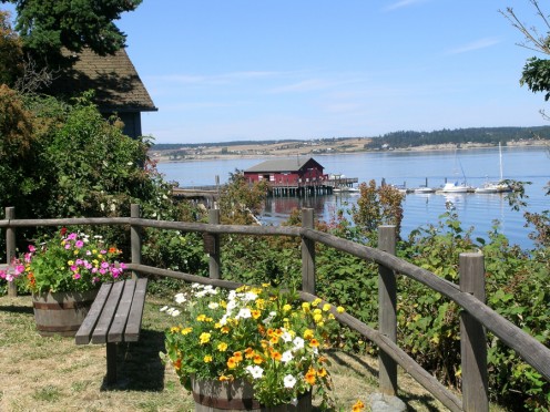 Coupeville Warf in summertime