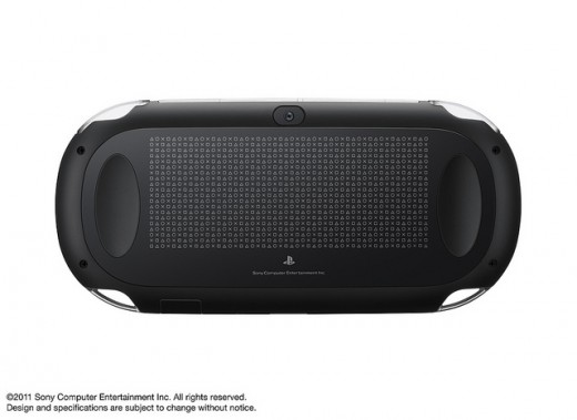 PlayStation Vita rear side multi-touch pad.