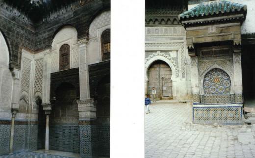 Meknes, Morocco, mausoleum of Moulay Ismail, Imperial Gate 