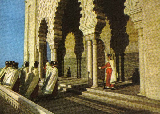 The Guards - Rabat - Marocco Mausoleum Mohammed V