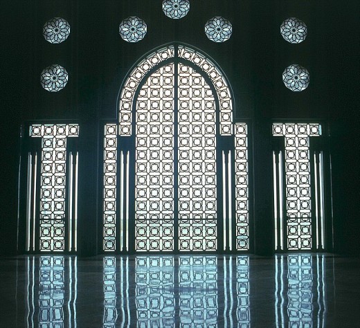 Casablanca - Marokko Mosque Hassan II