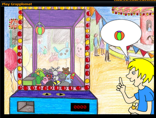 Other virtual prizes are an teddy bear, pink pig, ladybug, and a cactus