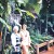 Inside the tropical dome - my grandmother and me. Inside the tropical dome - my grandmother and me.