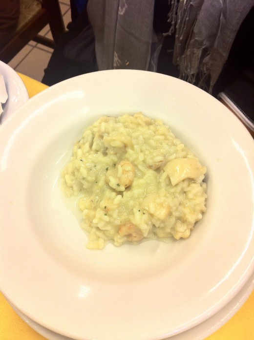 Seafood Risotto an Italian Speciality