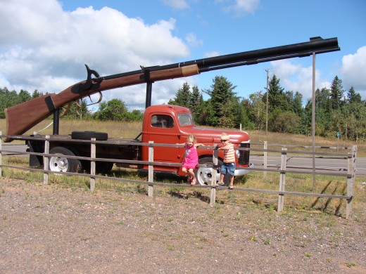 Largest working rifle.