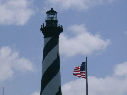 Cape Hatteras Lighthouse- you can climb this for a fee