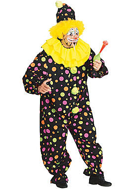 Adult Plus Clown Costume