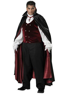 Adult Plus Premium Gothic Vampire Costume