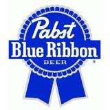We, former beer guzzlers, still love the great-looking Pabst Blue Ribbon logo.