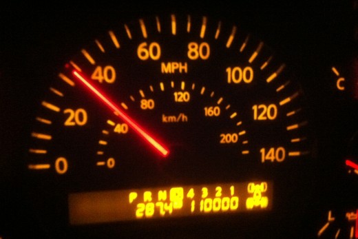 Well it finally came to end and I've successfully finished my Project 365. On my way home from work, the Titan rolled to 110,000 miles.