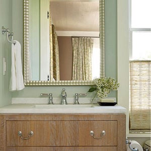 Change the colors or the fixtures in the bathroom or the kitchen.