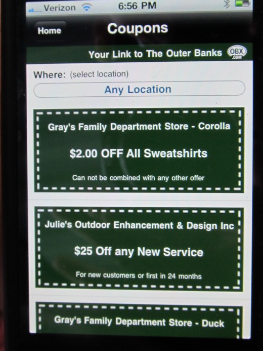 Never miss out on a deal again- have your coupons with you